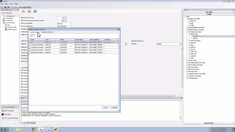 IxANVL Screen Clip 2